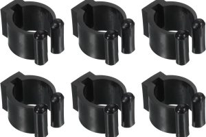 Cue Clip Plastic Black Small 1pc