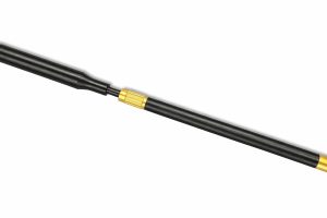 Pot Black Telescopic push on extension -adjustable