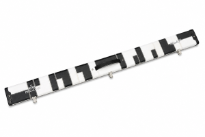 Peradon Halo Plus 3/4 Extra Wide Cue Case - White Patchwork