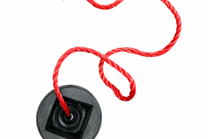 Rubber Chalk Holder with Red String