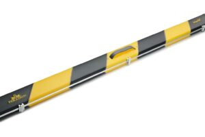 Peradon Halo Plus Extra Wide 1PC Cue Case - Black & Yellow